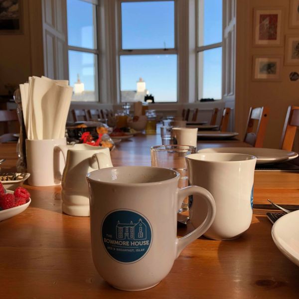 a cup of coffee on a table