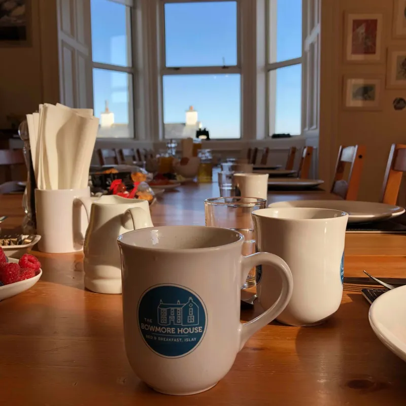 a cup of coffee on a table